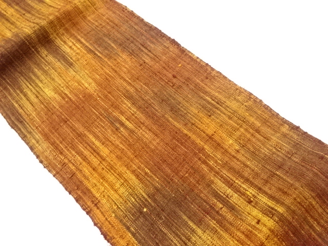 JAPANESE NAGOYA OBI / MAWATA TSUMUGI / WEAVE PATTERN